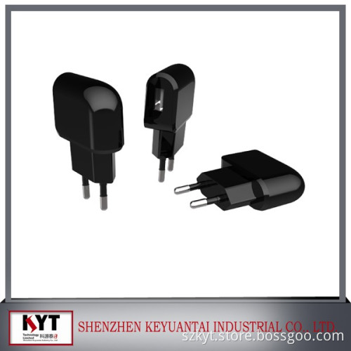 EU KC US plug 5V 1A mini wall charger, mobile phone charger with CE FCC ROHS